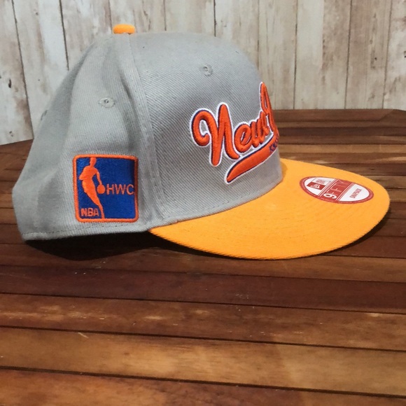 Vintage grey/yellow new york knicks hat - Picture 2 of 5